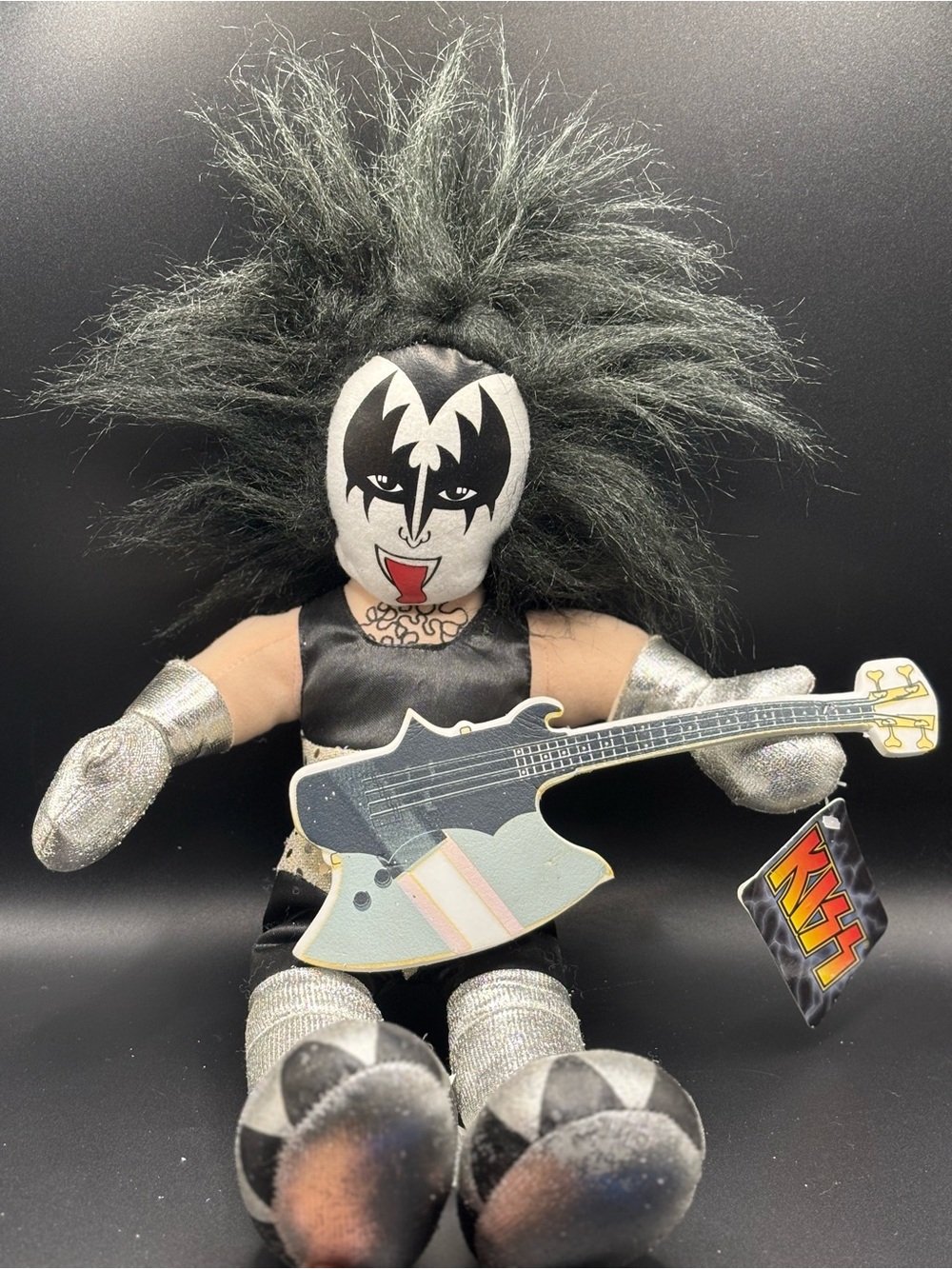 Gene Simmons Kiss Doll The Toy Factory Plush 17" Tall 2002 VTG NEW